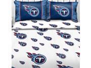 NFL Tennessee Titans Logo Football Full Bed Sheet Set