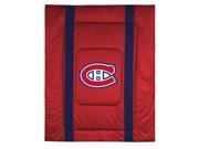 NHL Montreal Canadiens Twin Comforter Sidelines Hockey Bed