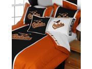 MLB Baltimore Orioles King Comforter Set Baseball Logo Bed