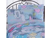 Mickey Minnie Mouse Twin Sheet Set Disney Vintage Bedding
