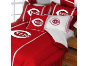 MLB Cincinnati Reds Queen Bedding Set Basketball Logo Bed
