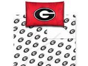 NCAA Georgia Bulldogs Sheet Set College Logo Sheets Twin Bed