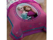 Disney Frozen Twin Full Comforter Anna Elsa Snowflakes Bed