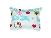 Sanrio Hello Kitty Pillow Sham Peace Sign Bedding Accessory