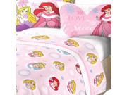 Disney Princess Twin Flannel Sheets Winter Wonders Bedding