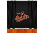 MLB Baltimore Orioles Shower Curtain Baseball Bath Accessory