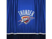 NBA Oklahoma City Thunder Shower Curtain Bathroom Accessory