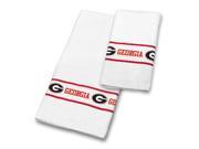 NCAA Georgia Bulldogs Towel Set College Bathroom Accessories