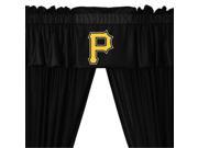 MLB Pittsburgh Pirates Long Drape Window Valance Set