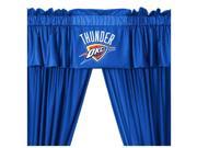 NBA Oklahoma City Thunder Long Drape Window Valance Set