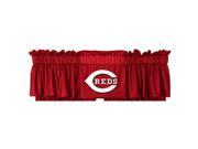 MLB Cincinnati Reds Valance Baseball Window Treatment