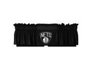 NBA Brooklyn Nets Valance Basketball Logo Window Treatment