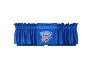 NBA Oklahoma City Thunder Valance Logo Window Treatment