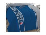 NFL Lions Twin Comforter Set Football Silhouette Bedding