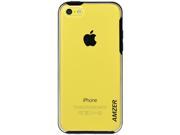 Amzer SlimGrip Hybrid Case Cover For iPhone 5C Clear Black