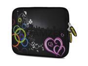 Amzer 10.5 Inch Designer Neoprene Sleeve Case Pouch for Tablet eBook Netbook Love Wonders