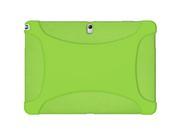 Amzer Silicone Skin Fit Jelly Case Cover For Samsung GALAXY Note 10.1 2014 Edition SM P6000 10.1 SM P601 Green