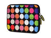 Amzer 7.5 Inch Designer Neoprene Sleeve Case Pouch for Tablet eBook Netbook Dots Galore