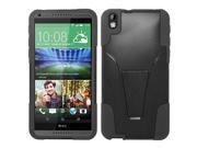 Amzer Double Layer Hybrid Case with Kickstand for HTC Desire 816 Black Black