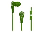 AT T Tangle Free Flat Performance 3.5mm Noise Isolation In Ear Earbud with built in Microphone Headphone