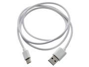 3.3 ft Type A to USB Type C Reversible Super Speed Fast Data Sync Charging Cord White
