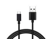 3.3 ft Type A to USB Type C Reversible Super Speed Fast Data Sync Charging Cord Black