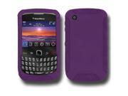 Amzer Silicone Skin Jelly Case for BlackBerry Curve 3G 9300 Curve 8520 and Curve 8530 Purple