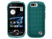 Amzer Luxe Argyle Skin Case for Motorola i1 Blue