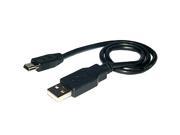 Amzer Mini USB MiniUSB Data Sync and Charge Cable 1 ft