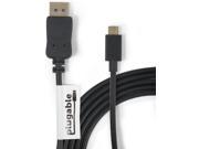 Plugable USB C to DisplayPort 6ft 2m Adapter Cable USBC DP