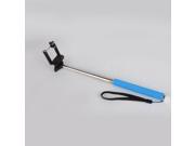 Blue Extendable Handheld Monopod Selfie Stick for Camera iPhone Samsung Monopod