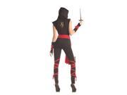 Mortal Ninja 5pc Womens Costume