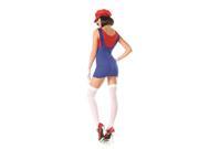 Sassy Mario 3pc Womens Costume