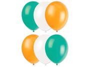 Miami Dolphins Football Party 6pc 11 Latex Balloons Teal Orange White