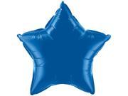 Qualatex Star Shape Party Decorations Mylar 20 Foil Balloon Dark Blue