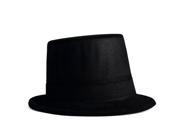 Rinco Black Felt Covered Plastic Top Hat Black One Size 11 12 Pack