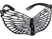 Star Power Adult Novelty Butterfly Glasses Black One Size 6 Wide
