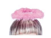 Loftus Women Halloween Angel Costume Feather Halo Headband Pink One Size