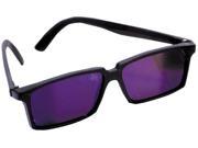 Joker Men Spy Rearview Glasses Black One Size 5.75 Wide