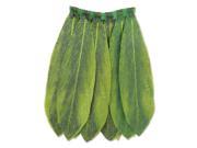 Beistle Beistle Ti Leaf Hula Skirt Luau Party Accessory Green Skirt Green One Size 23