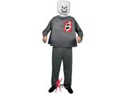 Morphsuits Mr. Block Head Zombie Skeleton Unisex Morph Costumes Adult Costume One Size