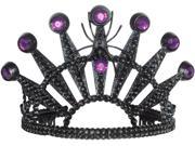 Loftus Women Spider and Jewel Princess Tiara Black Purple One Size