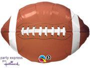 Qualatex 18 Pro Football Shape Mylar Foil Balloon Super Bowl Party Supply
