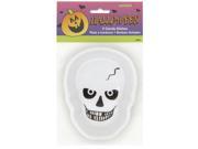 Unique Skull Candy Dish Serving Bowls 2 Pack 5.5 White