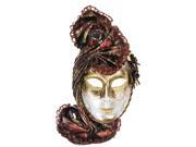 Loftus Adult Headpiece Full Face Masquerade Venetian Mask Brown Gold One Size