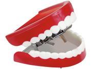 Loftus Talking Chattering Teeth 2.5 Novelty Toy Red White