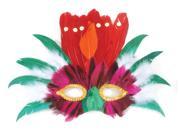 Loftus Adult Indian Western Feather Mask Rainbow One Size 11