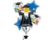 Anagram Bright Grad You Did It Bouquet 5pc Balloon Pack