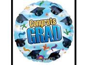 Anagram Congrats Grad Spirit Graduation Caps 18 Foil Balloon