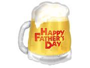 Anagram Happy Father s Day Beer Mug Super Shape 23 Foil Balloon